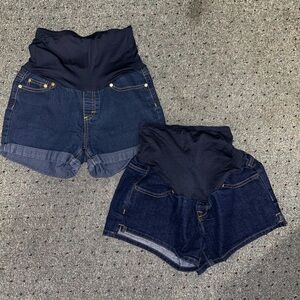 Maternity Jean shorts